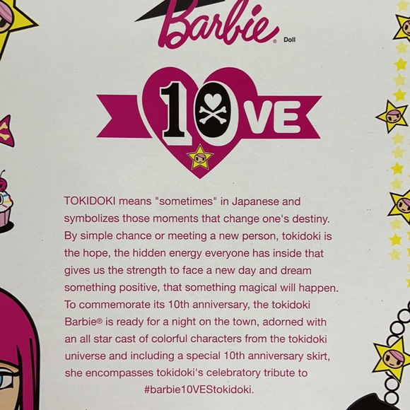 NRFB OBO Collectible Barbie Tokidoki Pink - Picture 13 of 15